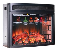 Каминокомплект Interflame Экстерион венге с очагом Panoramic 06 25 LED FX