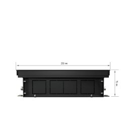 Внутрипольный конвектор Royal Thermo Atrium 75/250/1700-DG-U-BL