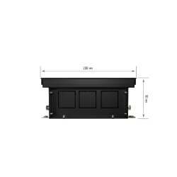 Внутрипольный конвектор Royal Thermo Atrium 90/200/2100-DG-U-BL