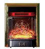 Каминокомплект Interflame Экстер махагон угловой с очагом Majestic FX M Brass