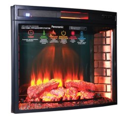 Каминокомплект Interflame Экстер темный дуб с очагом Panoramic 06 33 LED FX QZ