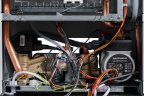 Настенный газовый котел MIZUDO MAESTRO GEM M24Т c шиной OpenTherm стеклянная панель черная