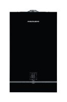 Настенный газовый котел MIZUDO MAESTRO GEM M24Т c шиной OpenTherm стеклянная панель черная
