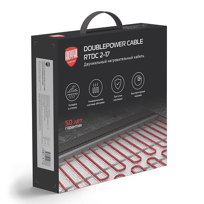 Комплект теплого пола Royal Thermo Doublepower Cable RTDC 2-17-500