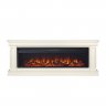 Каминокомплект Royal Flame Geneva 60 слоновая кость с патиной с очагом Vision 60 LOG LED