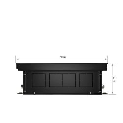 Внутрипольный конвектор Royal Thermo Atrium 90/250/1100-DG-U-BL