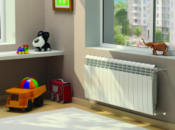 Биметаллический радиатор отопления Royal Thermo BiLiner 500 8 секций Silver Satin